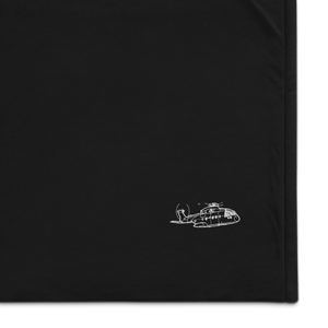 AgustaWestland EH101 Merlin Port Authority Embroidered Premium Sherpa Blanket