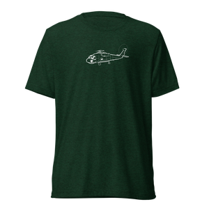 Sikorsky SH-60 Seahawk - Naval Powerhouse Tri-blend T-Shirt