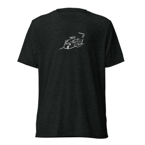 Sikorsky CH-53A Sea Stallion Heavy-Lifter Tri-blend T-Shirt