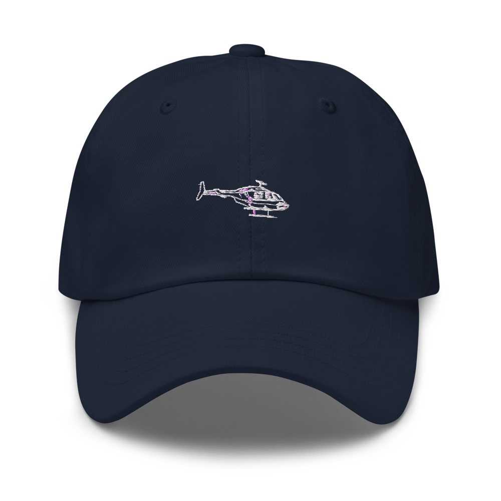 Bell 206 Helicopter Icon Hat 