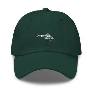 Bell 206 Helicopter Icon Hat
