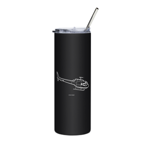 Airbus AS550 Fennec Helicopter  Stainless Steel Tumbler