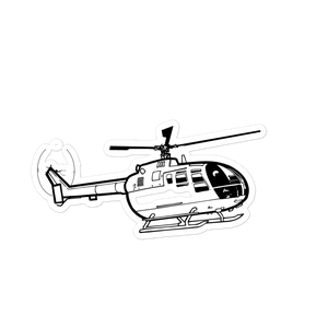 MBB BO 105 Helicopter Sticker