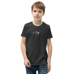 MBB BO 105 Helicopter Youth T-Shirt