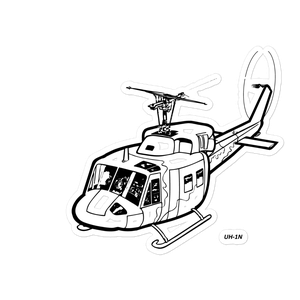 Bell UH-1N Twin Huey 2 Sticker