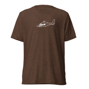 Airbus EC155 Luxury Helicopter Tri-blend T-Shirt