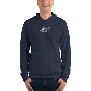 Boeing AH-64 Apache Attack Helicopter 2 Bella + Canvas Hoodie