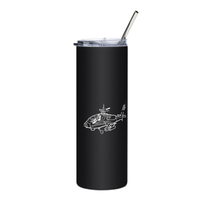 Boeing AH-64 Apache Attack Helicopter 2  Stainless Steel Tumbler