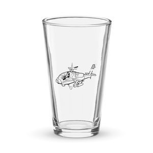 Boeing AH-64 Apache Attack Helicopter 2  Shaker Pint Glass