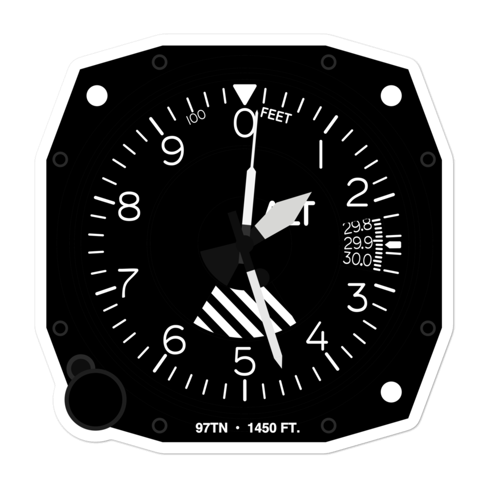 Kite Field (97TN) Altimeter Stickers 