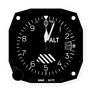 Isle Au Haut Heliport (99ME) Altimeter Stickers