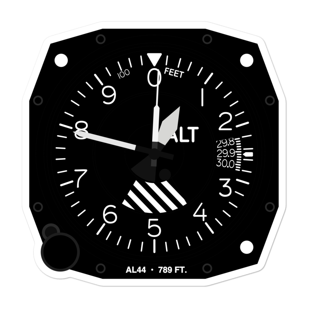 Cullman Medical Center Heliport (AL44) Altimeter Stickers 