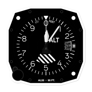 Shields Airport (AL55) Altimeter Stickers