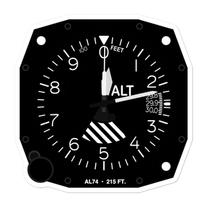 Grimes Field (AL74) Altimeter Stickers