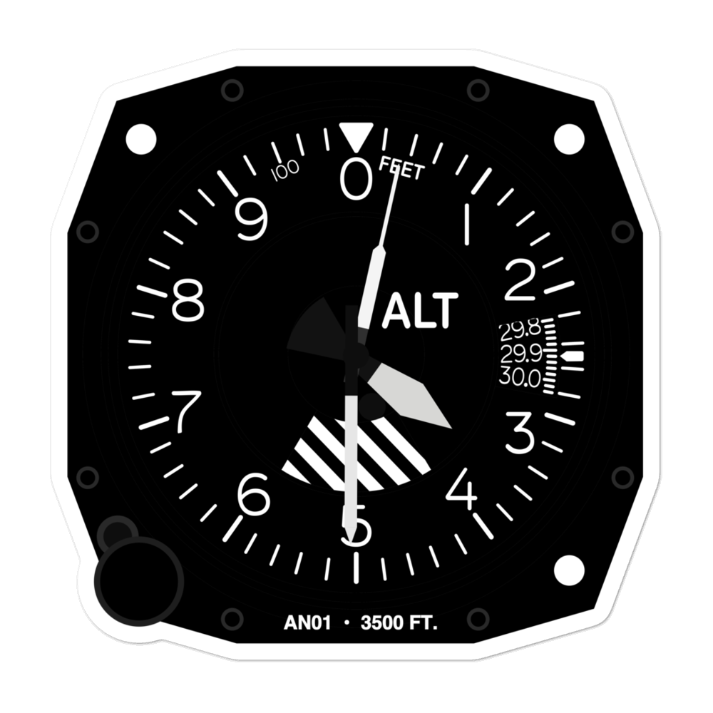 Av Ranch Airport (AN01) Altimeter Stickers 