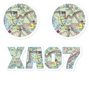 Spectre Airport (XA07) VFR Sectional Sticker Pack