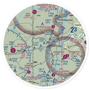 Danz Ranch Airport (XA02) VFR Sectional Sticker (30 mile)