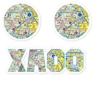 Prose Field (XA00) VFR Sectional Sticker Pack