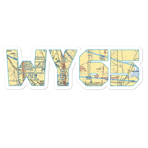 Madsen Airport (WY65) VFR Sectional Sticker
