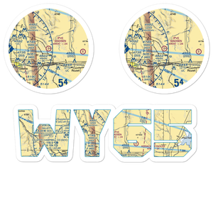Madsen Airport (WY65) VFR Sectional Sticker Pack