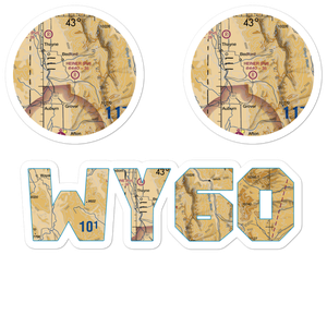 Heiner Airport (WY60) VFR Sectional Sticker Pack