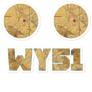 Platt Ranch Airport (WY51) VFR Sectional Sticker Pack