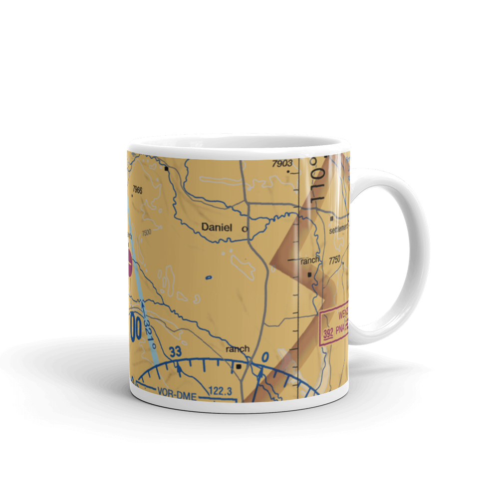 Antelope Run Ranch Airport (WY33) VFR Sectional  Mug 