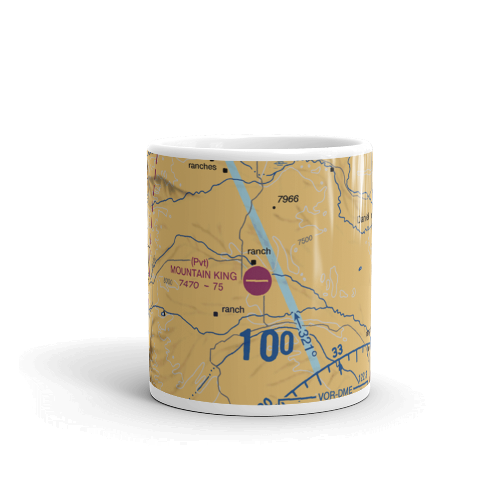Antelope Run Ranch Airport (WY33) VFR Sectional  Mug 