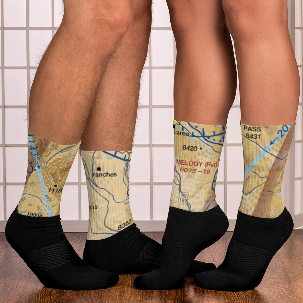 Melody Ranch Airport (WY31) VFR Sectional Socks 