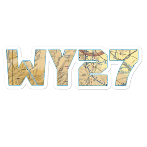 Wagonhound Airport (WY27) VFR Sectional Sticker