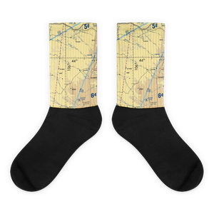 Iberlin Ranch Nr 1 Airport (WY22) VFR Sectional Socks