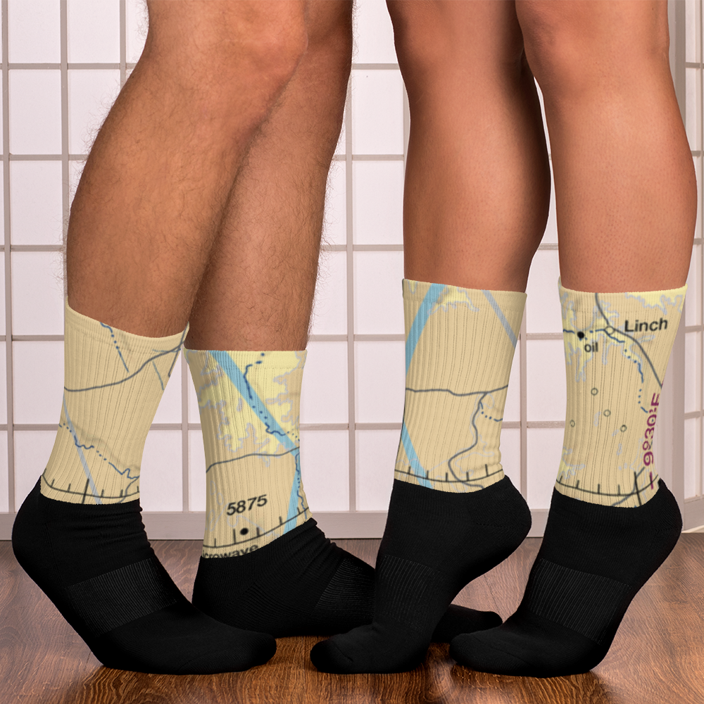 Iberlin Ranch Nr 2 Airport (WY18) VFR Sectional Socks 