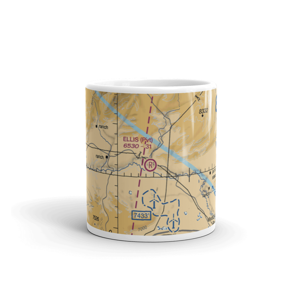 Ellis Ranch Airport (WY17) VFR Sectional  Mug 