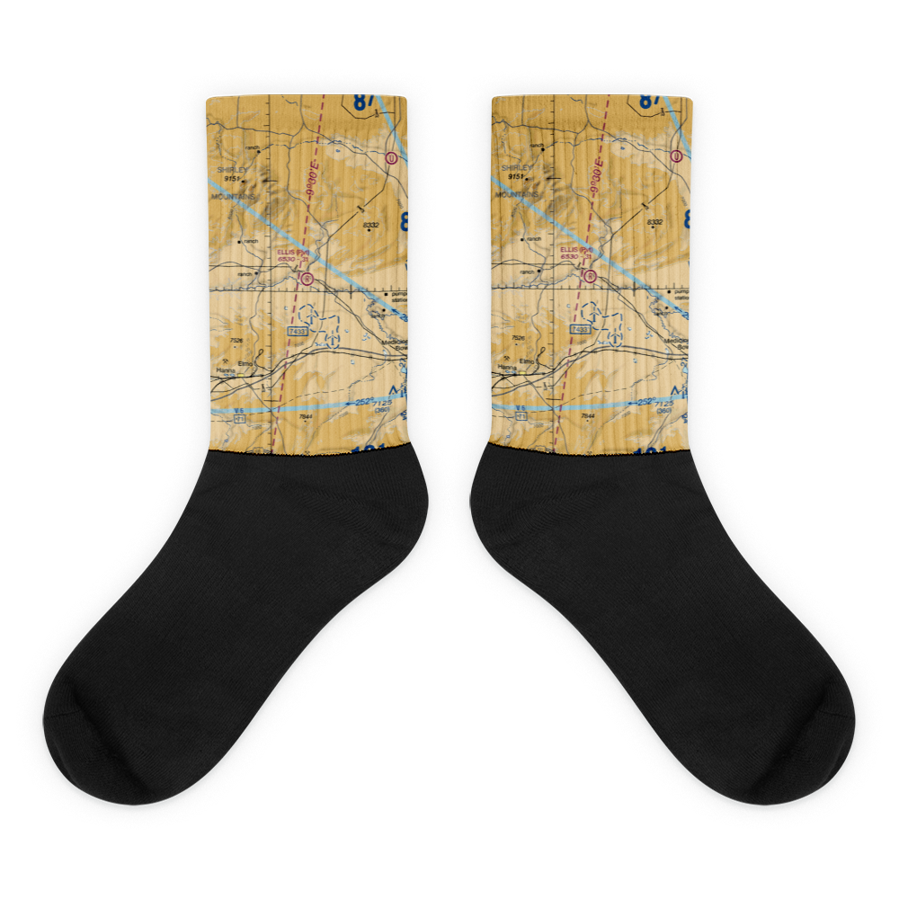 Ellis Ranch Airport (WY17) VFR Sectional Socks 