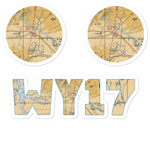 Ellis Ranch Airport (WY17) VFR Sectional Sticker Pack