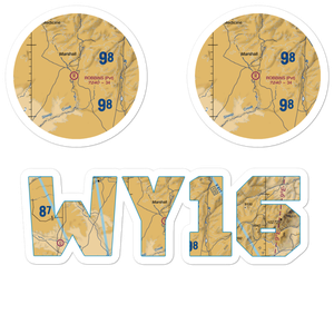 Robbins Airport (WY16) VFR Sectional Sticker Pack