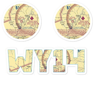 Ipy Ranch Airport (WY14) VFR Sectional Sticker Pack