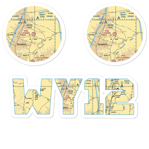 Ohman Ranch Airport (WY12) VFR Sectional Sticker Pack