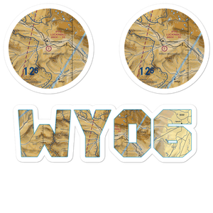 Luckinbill Airstrip (WY06) VFR Sectional Sticker Pack