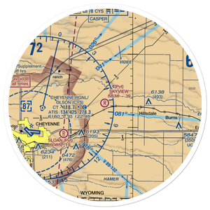 Skyview Airpark (WY05) VFR Sectional Sticker (30 mile)