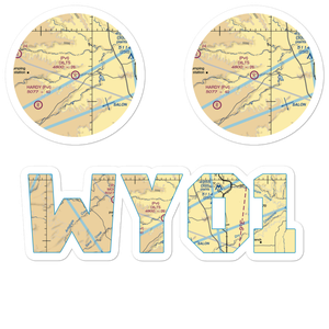 Dilts Ranch Airport (WY01) VFR Sectional Sticker Pack