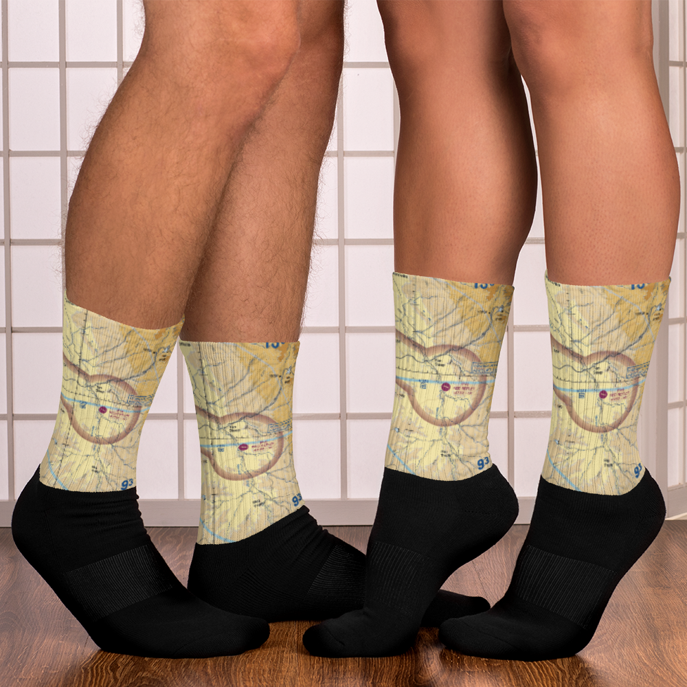 Red Reflet Ranch Airport (WY00) VFR Sectional Socks 