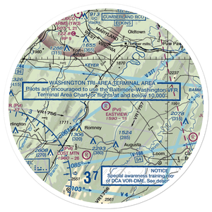 Eastview Airport (WV67) VFR Sectional Sticker (30 mile)