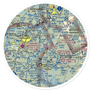 Carr Airport (WV65) VFR Sectional Sticker (30 mile)