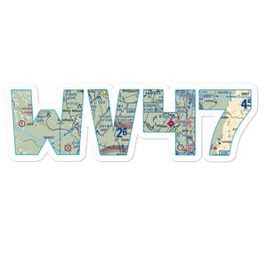 Rexroad Airport (WV47) VFR Sectional Sticker