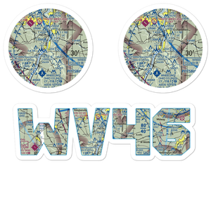 Wellsburg Seaplane Base (WV46) VFR Sectional Sticker Pack