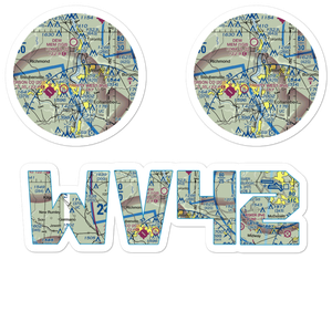 Weirton - Steubenville Seaplane Base (WV42) VFR Sectional Sticker Pack