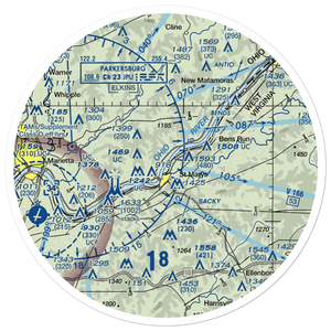 St Mary's Seaplane Base (WV40) VFR Sectional Sticker (30 mile)