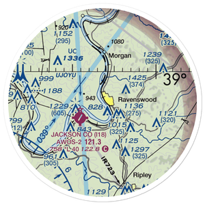 Ravenswood Seaplane Base (WV39) VFR Sectional Sticker (20 mile)