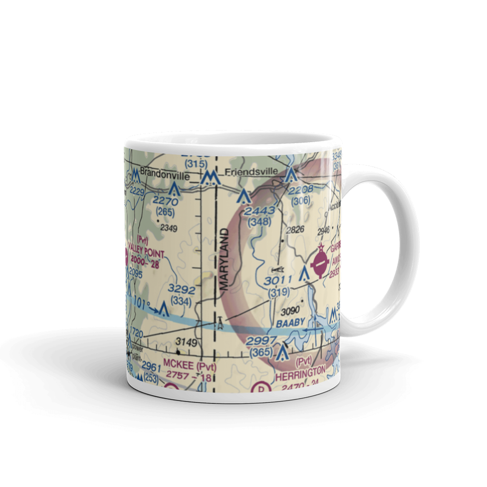 Valley Point Airport (WV29) VFR Sectional  Mug 